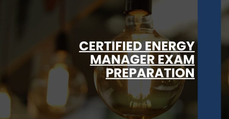 Certified Energy Manager Exam Preparation